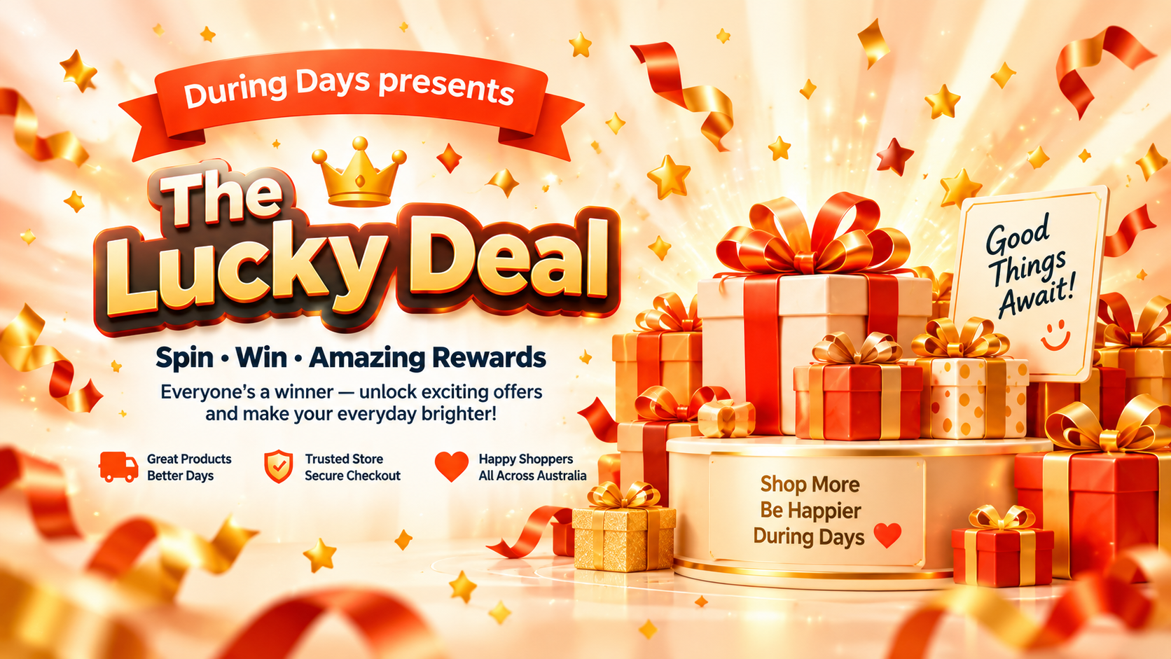 The Lucky Deal — spin the wheel for a reward